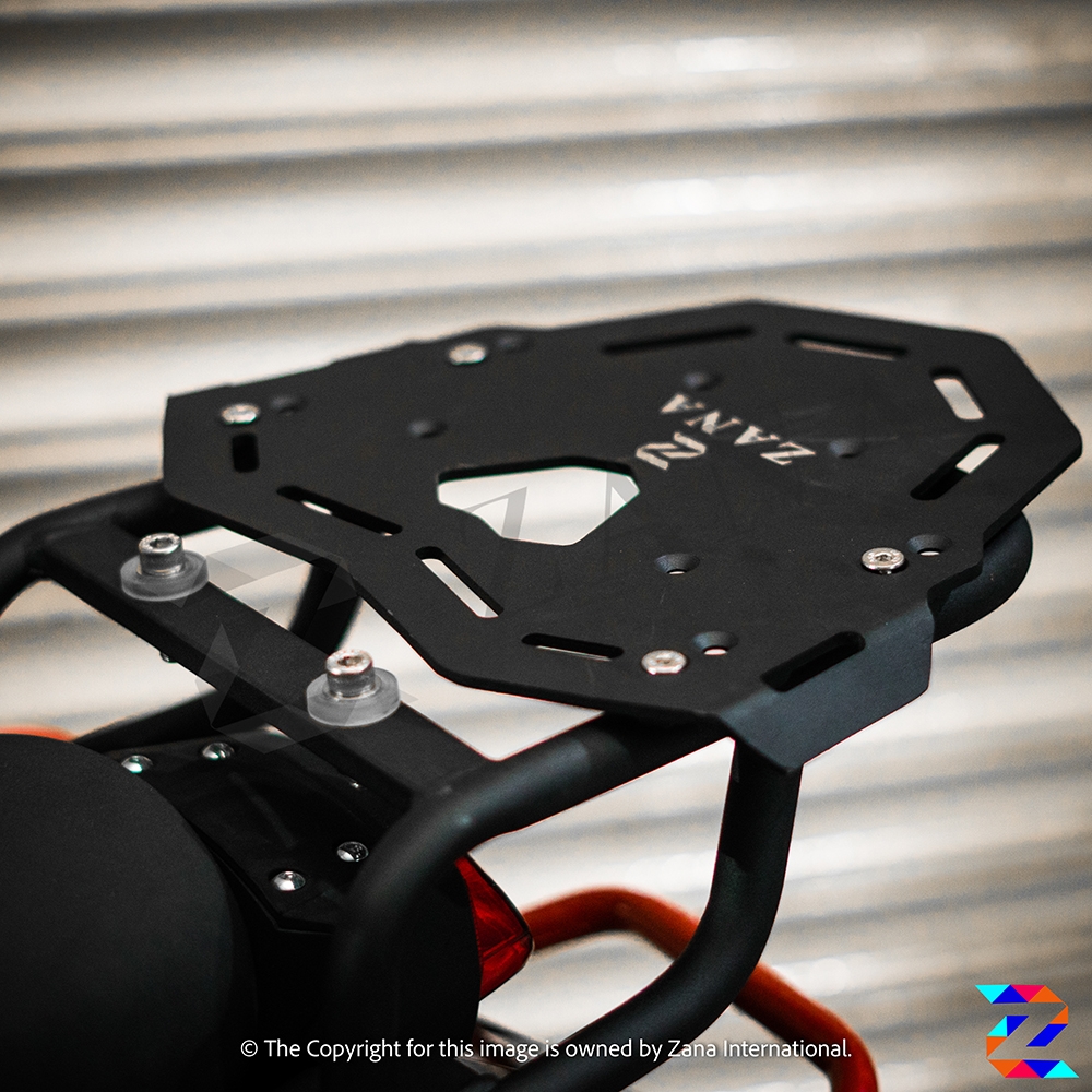 ZANA TOPRACK T-2 WITH ALUMINIUM PLATE COMPATIBLE WITH PILLION BACKREST HIMALAYAN (2016- onwards )