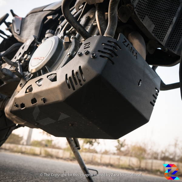 ZANA-BASHPLATE BLACK KTM ADVENTURE 390/250