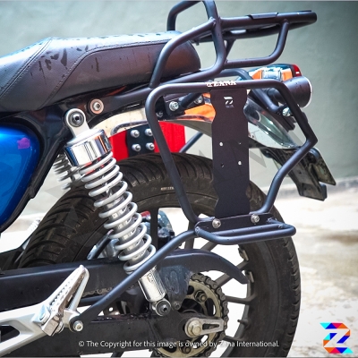 ZANA SADDLE STAYS/ PANNIER RACK FOR SOFT BAGS HONDA CB350 H'NESS - Image 4