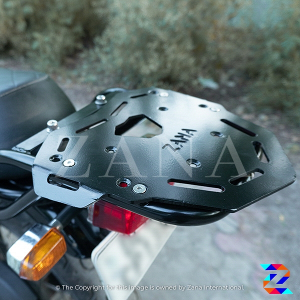 ZANA TOP RACK (T-2) WITH ALUMINIUM PLATE COMPATIBLE WITH PILLION BACKREST FOR GT& INTERCEPTOR 650 - Image 5