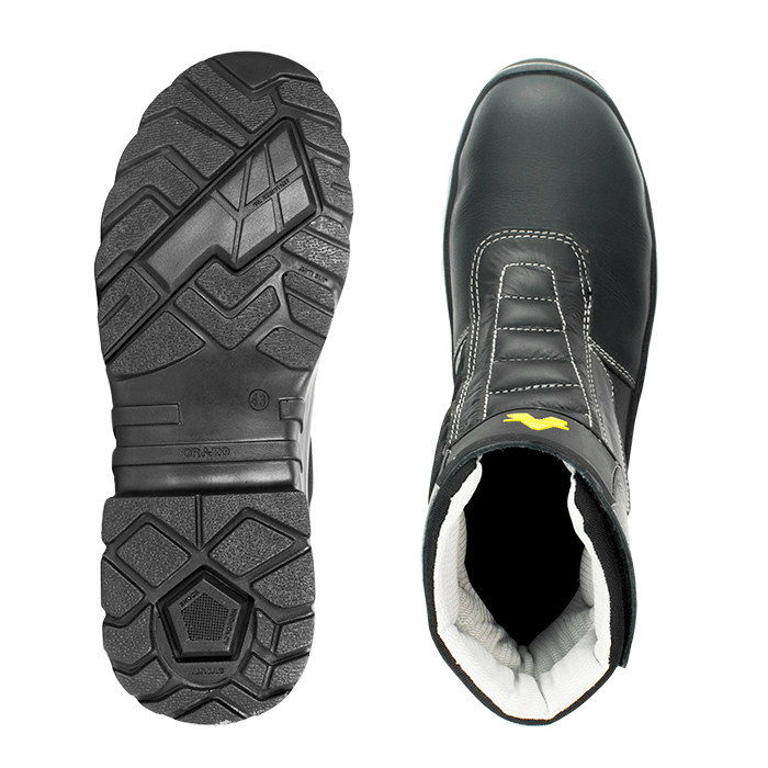 ORAZO PICUS BOOTS -VELCRO (VWR) (Black-Grey) - Image 4