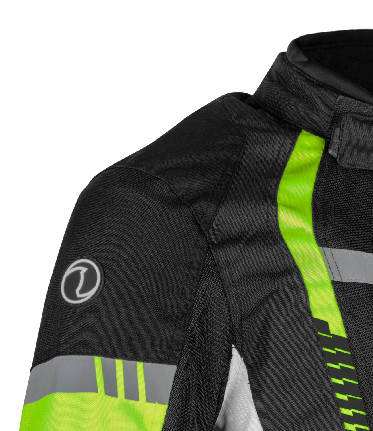 RYNOX TORNADO PRO 4 JACKET - BLACK HI-VIZ GREEN - Image 3