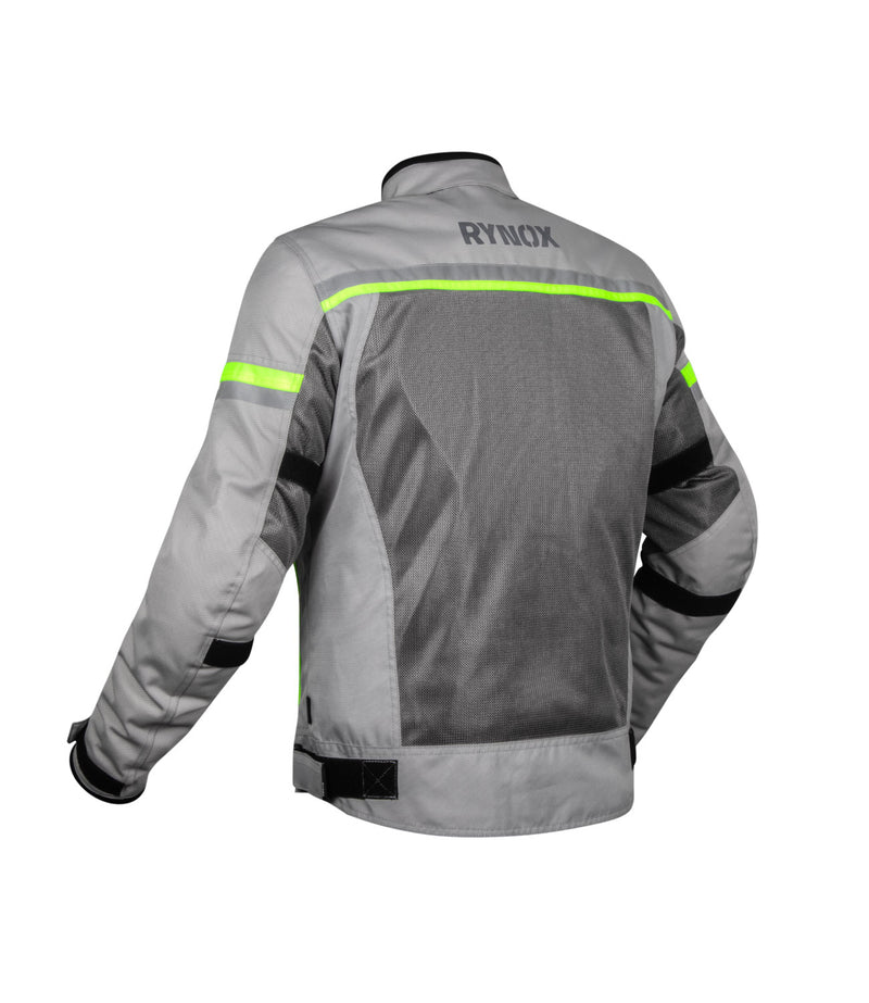 RYNOX AIR GT 3 JACKET - Grey Hi-Viz Green - Image 2
