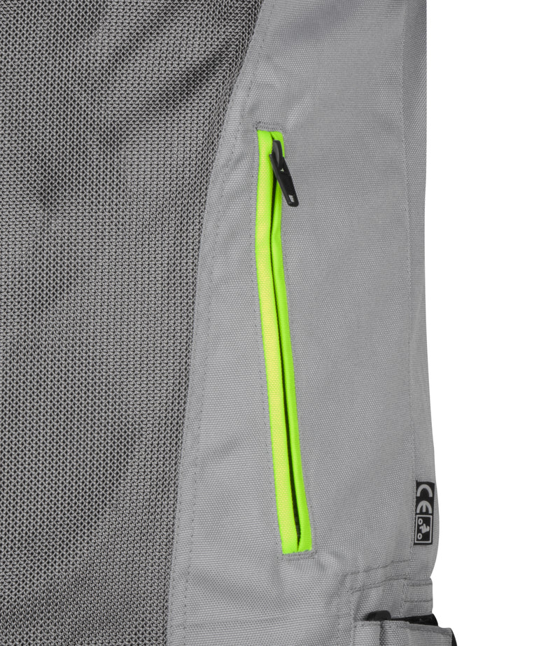 RYNOX AIR GT 3 JACKET - Grey Hi-Viz Green - Image 4