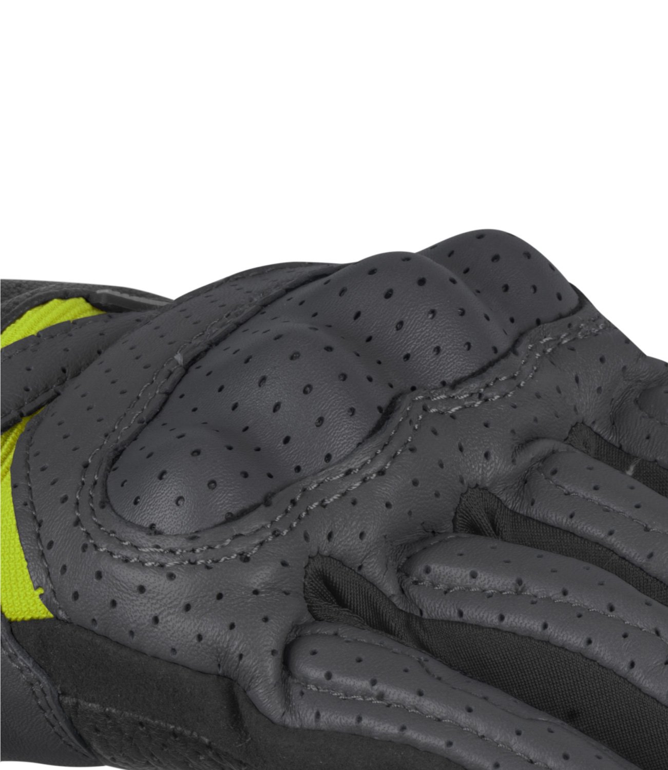 Rynox Air GT Gloves - Grey Hi-Viz Green - Image 2