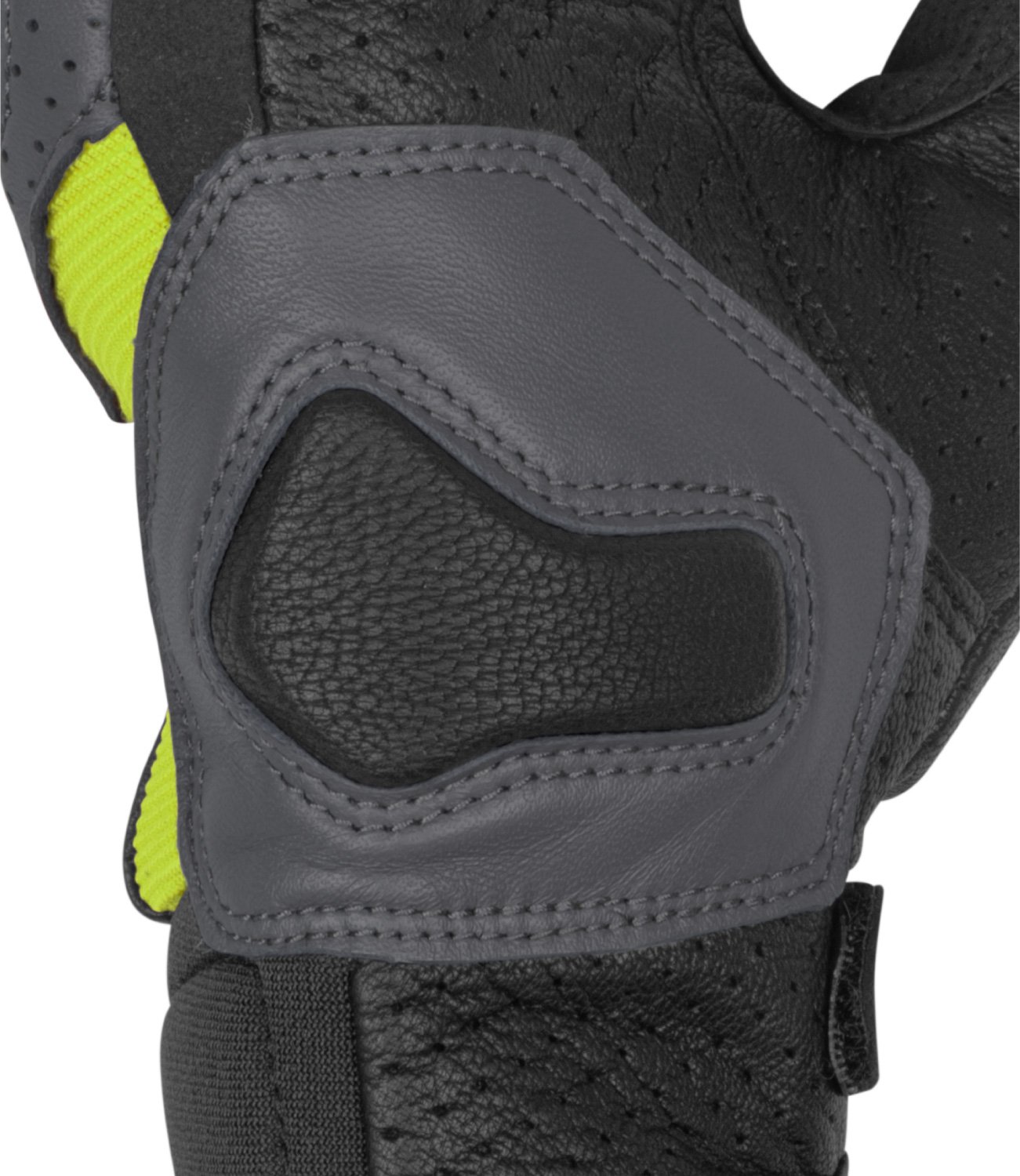Rynox Air GT Gloves - Grey Hi-Viz Green - Image 3