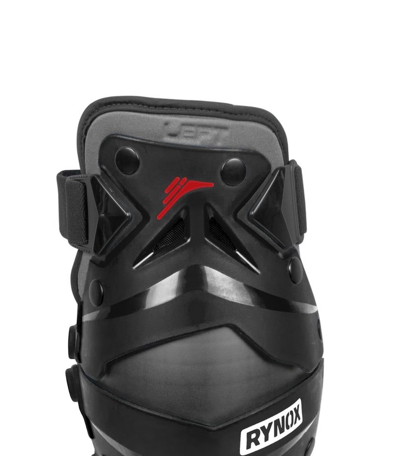 Rynox Bastion Bionic Knee Guards- BlackRed - Image 6
