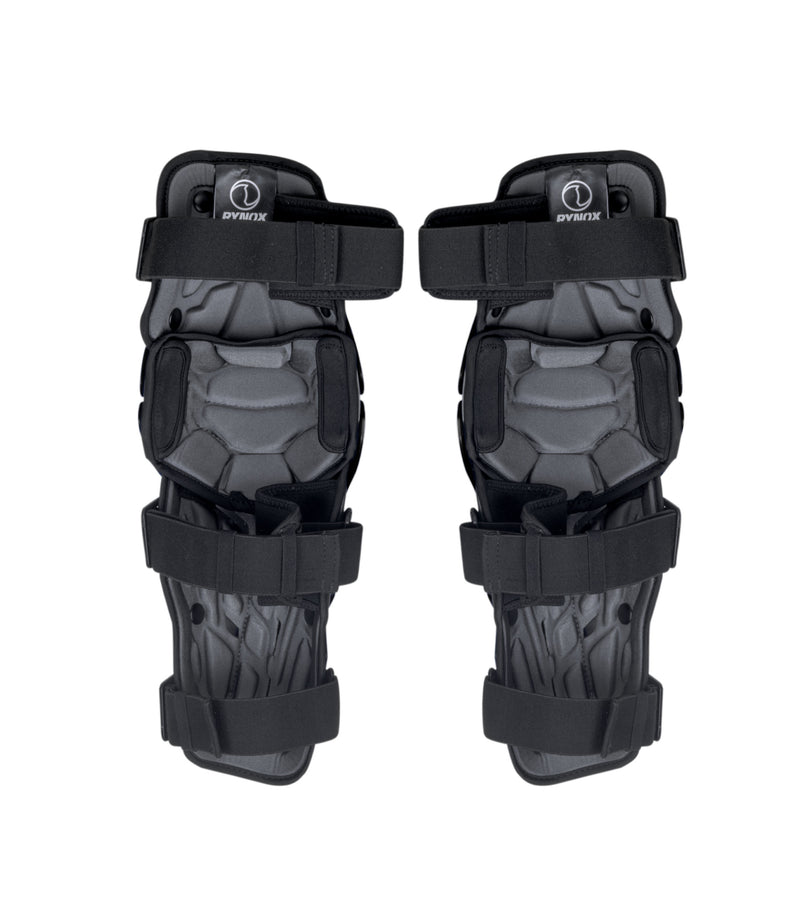 Rynox Bastion Bionic Knee Guards -Black HI-VIZ GREEN - Image 8