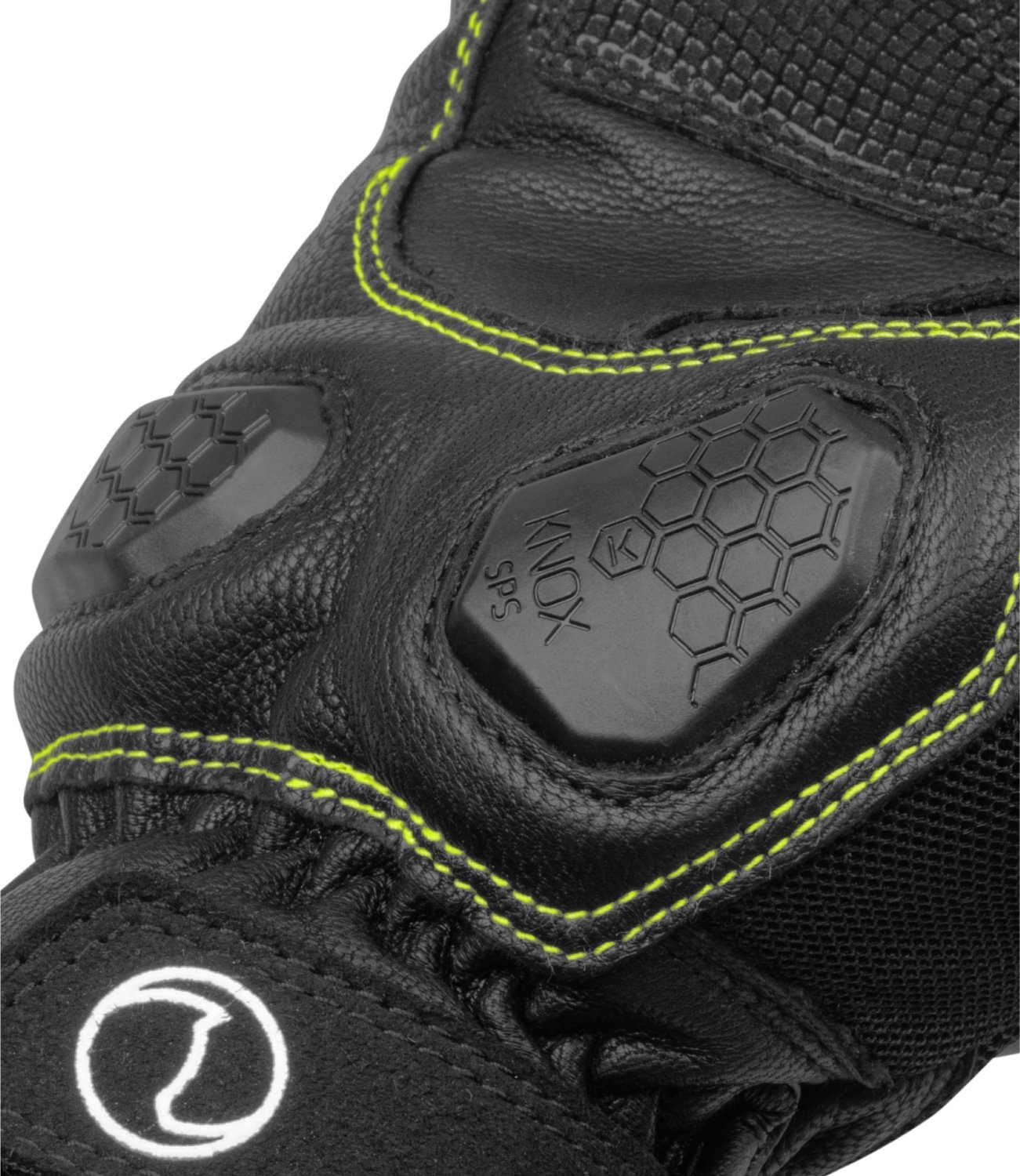 RYNOX TORNADO PRO 3 GLOVES – Black Hi-Viz Green - Image 3
