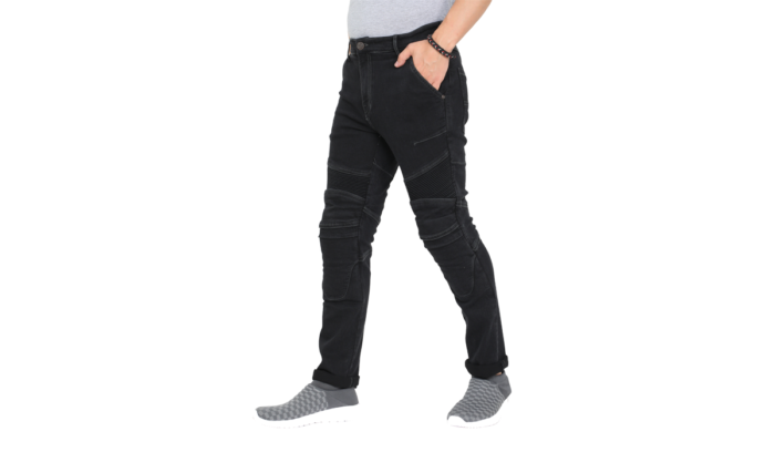 SOLACE GRAVEL Motorcycle Denim (Black) - Image 3