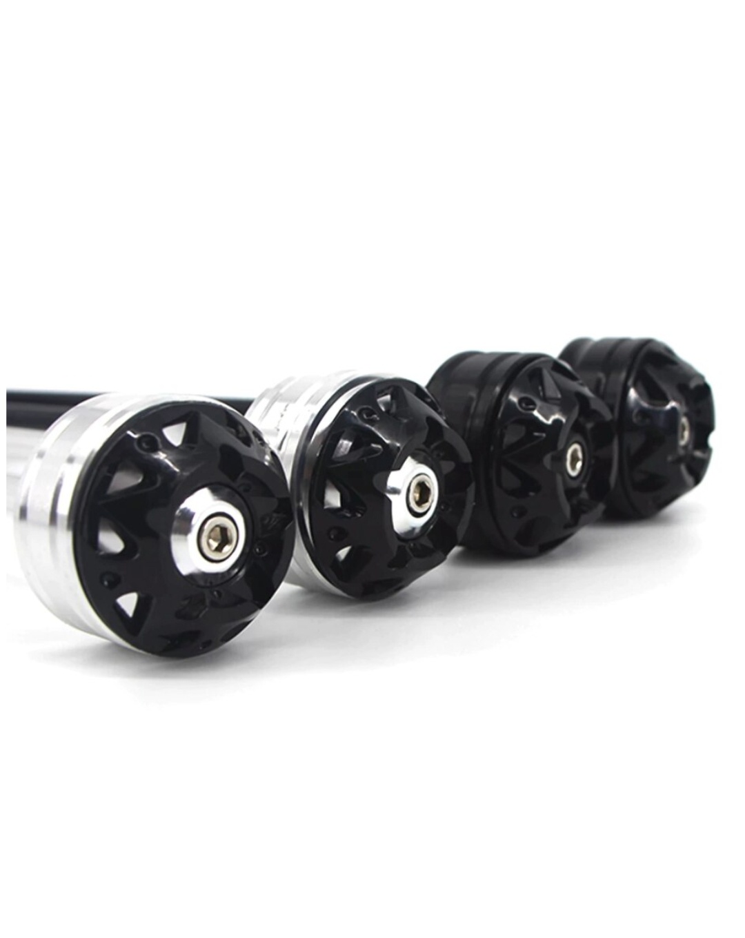 BMW ACCESSORIES INDIA FRONT & REAR AXLE SLIDER FORK WHEEL PROTECTION CRASH SPOOLS KIT FOR BMW G310GS / G310R - Image 4