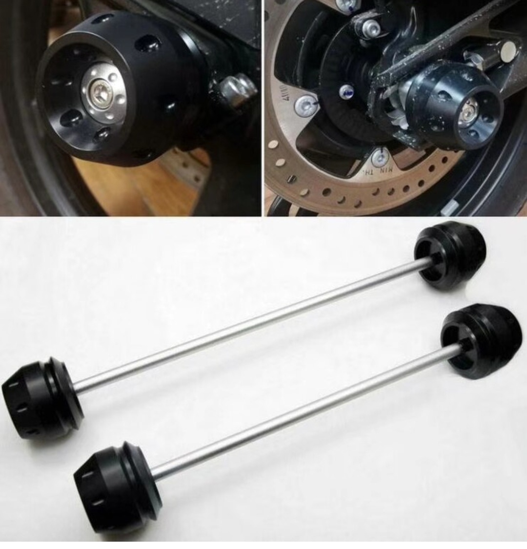 BMW ACCESSORIES INDIA FRONT & REAR AXLE SLIDER FORK WHEEL PROTECTION CRASH SPOOLS KIT FOR BMW G310GS / G310R - Image 5