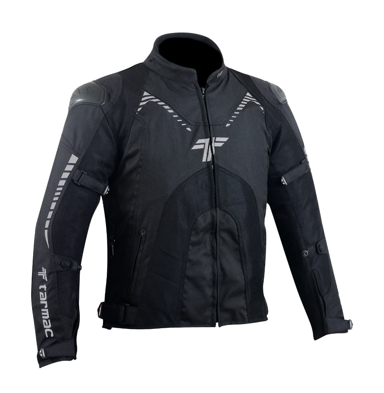 Tarmac Corsa Black Jacket Level 2 + PU chest protectors - Image 2