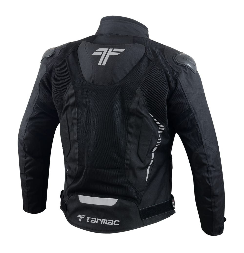 Tarmac Corsa Black Jacket Level 2 + PU chest protectors - Image 4