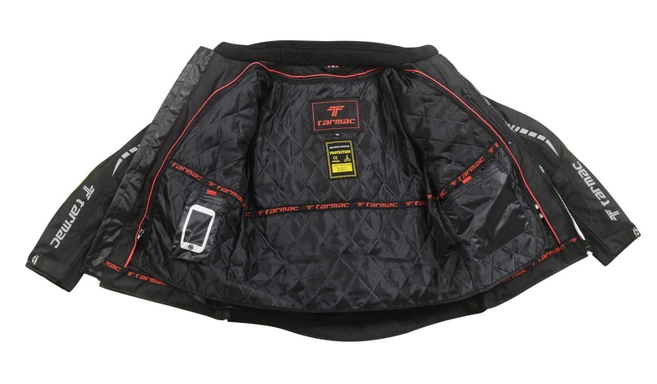 Tarmac Corsa Black Jacket Level 2 + PU chest protectors - Image 5