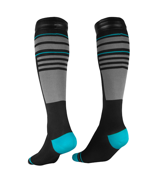 Rynox H2GO Evo Waterproof Socks – Black Blue - Image 2