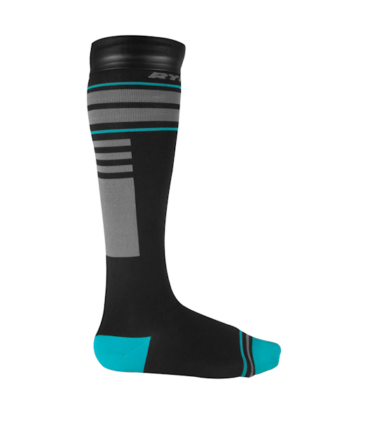 Rynox H2GO Evo Waterproof Socks – Black Blue - Image 3