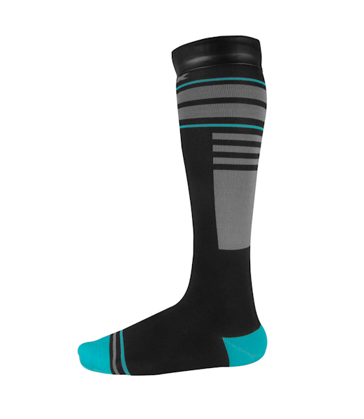 Rynox H2GO Evo Waterproof Socks – Black Blue - Image 4