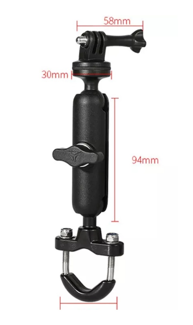 Action Camera Holder Handlebar Mount 360° - Image 6