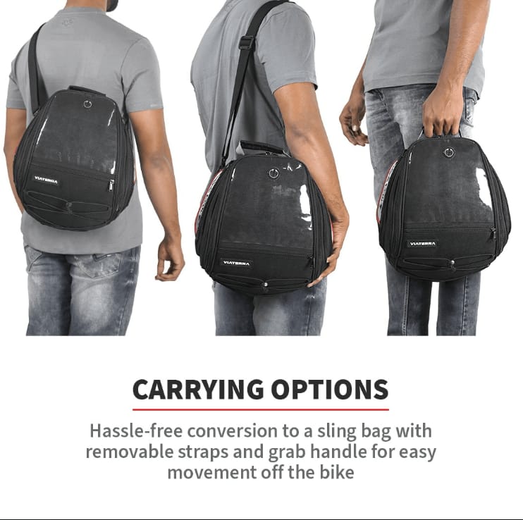 VIATERRA OXUS UNIVERSAL MOTORCYCLE TANK BAG (STRAP BASED) - Image 4