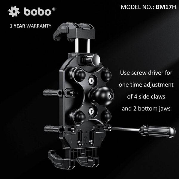 BOBO BM17 Anti-Vibration Bike / Cycle Phone Holder Motorcycle Mobile Mount - Image 6